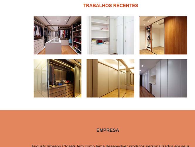 Trecho da página do escritório