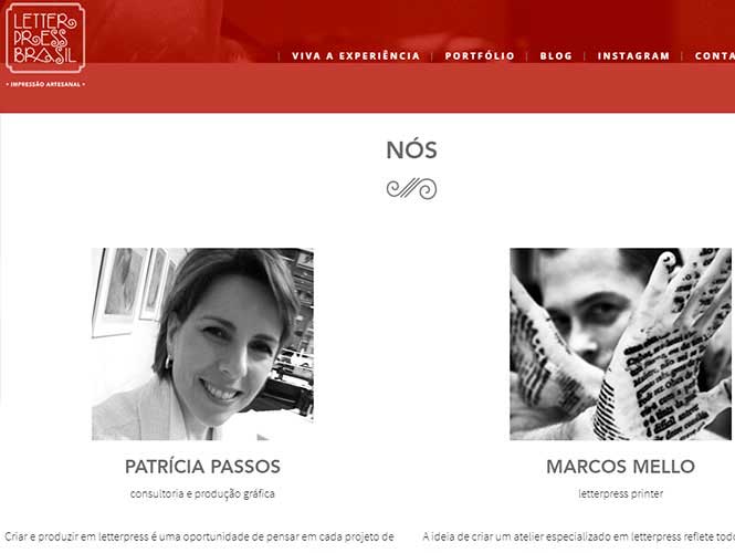 Trecho da página de projeto